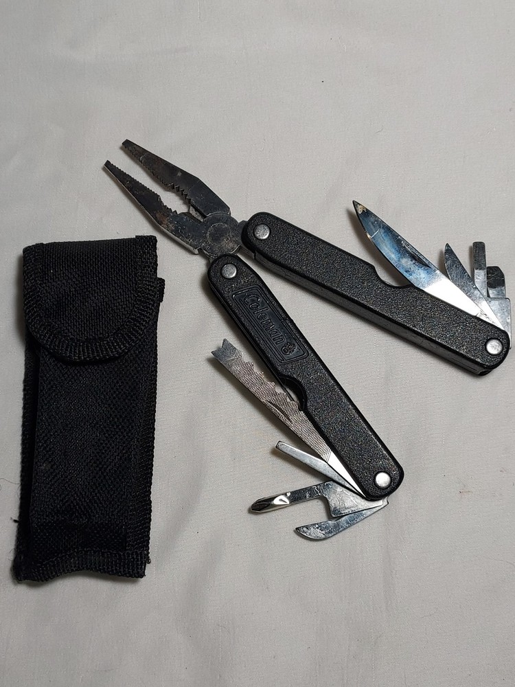 Coleman Multi Tool with Nylon Pouch - Pliers, Blade, Screwdrivers