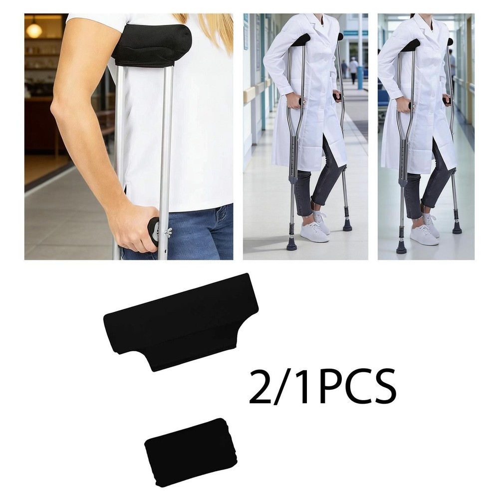 Crutch Pad Comfortable Replacement Premium Underarm Covers Elastic Padding