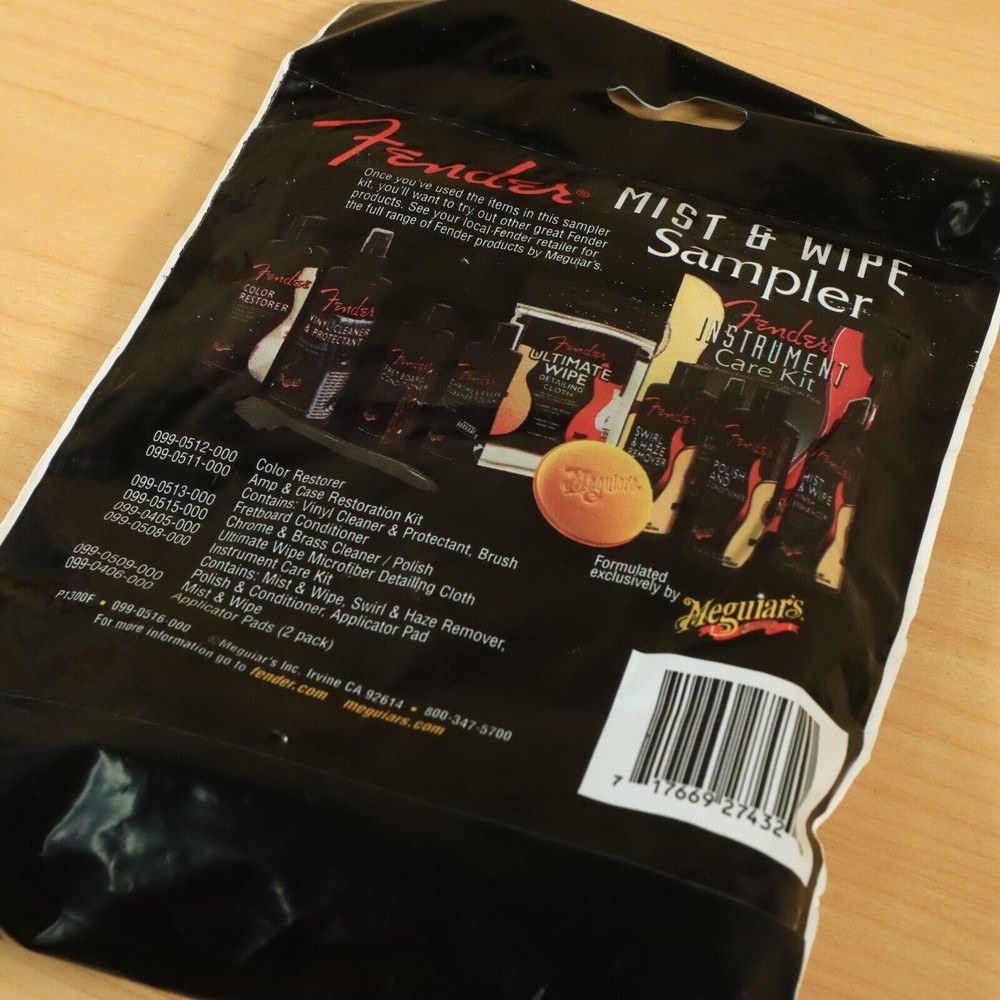 Fender Mist and Wipe Formulated By Meguiars