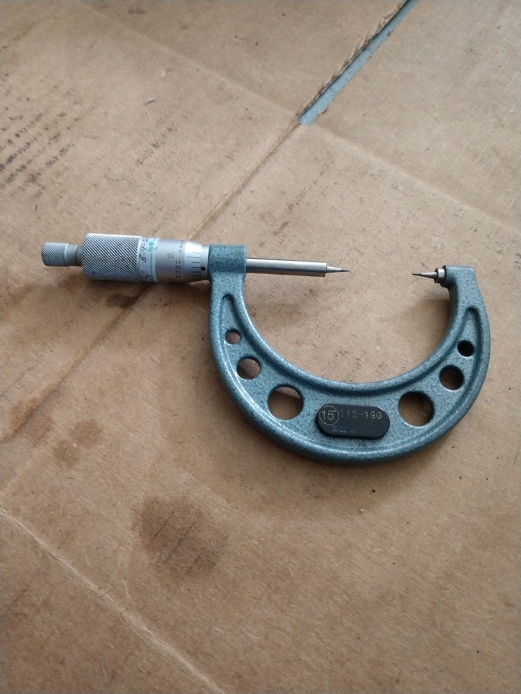 Mitutoyo 112-190 15 Degree Point Micrometer