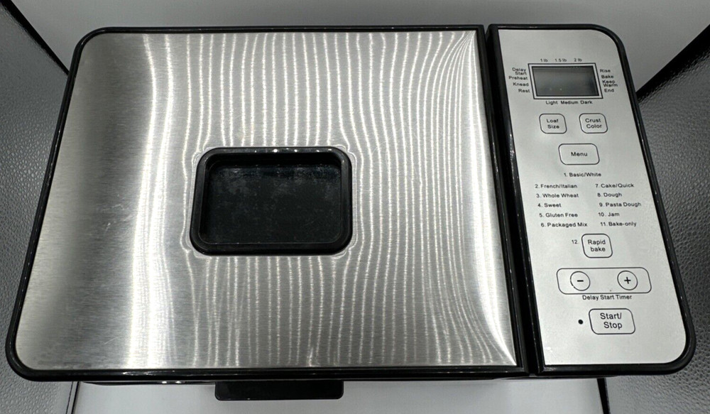 Cuisinart Automatic Bread Maker CBK-100 Compact Stainless Steel 2lb Programmable