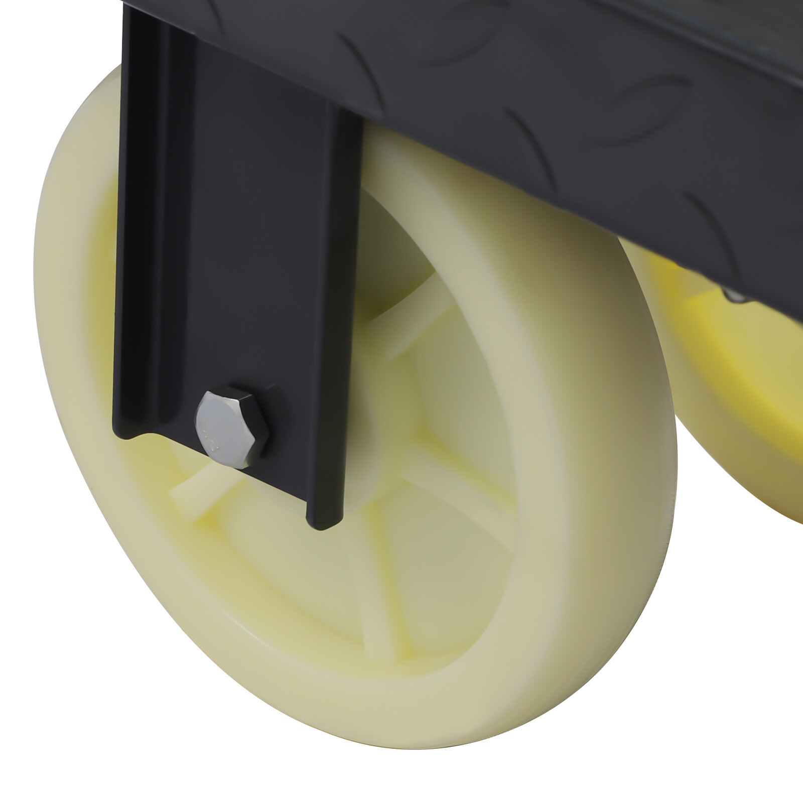 Heavy-Duty 64.6"x15.7" Steel Dolly U-Boat Utility Push Cart Platform Hand Truck