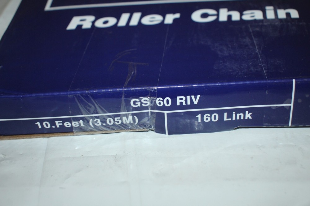 GoldSpec Roller Chain GS 60 RIV 160 Link 10'