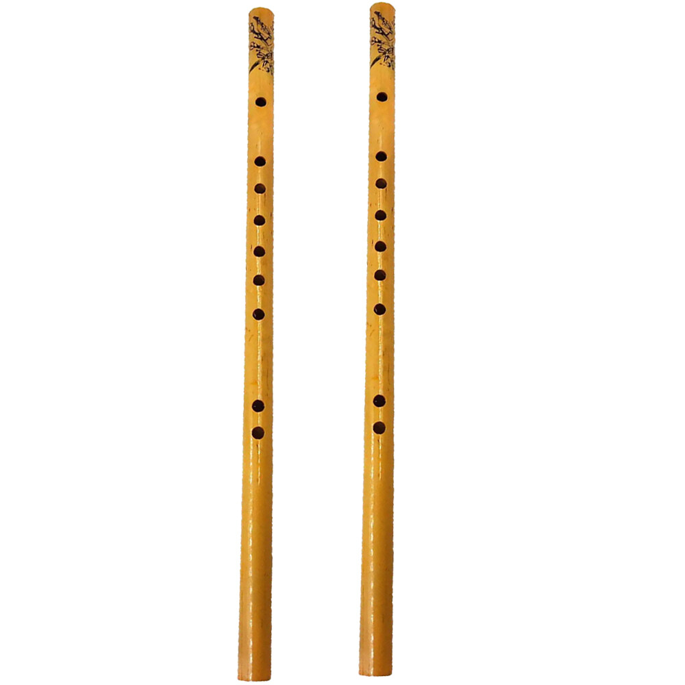 2 x Finest Vertical Bamboo Flute Xiao Chinese Woodwind