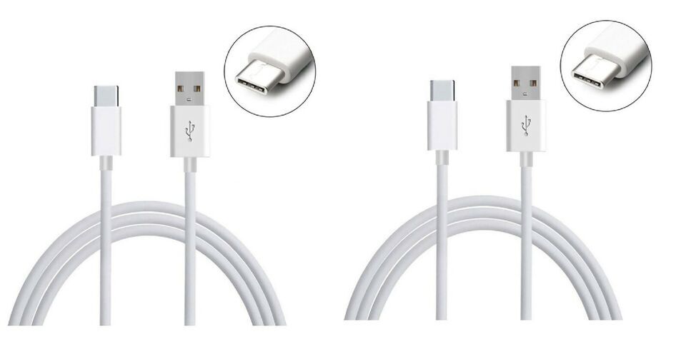 For Samsung Type C USB Fast Charging Data Sync Cable Lead Wire White