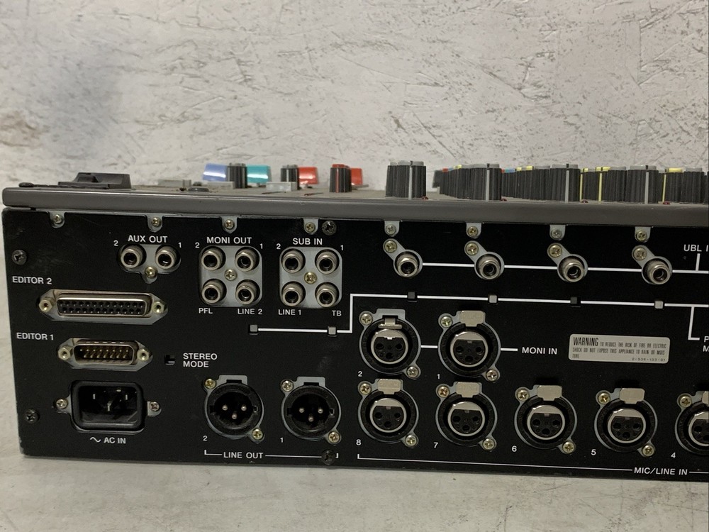 Sony MXP-290 - 8 Channel Pro Audio Mixer - UNTESTED