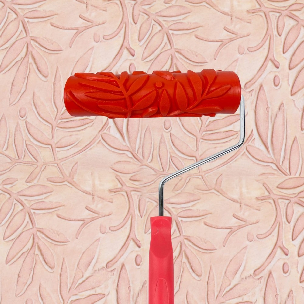 7'' Patterned Paint Roller for Wall Decoration Classic Brick Embossing Textur...