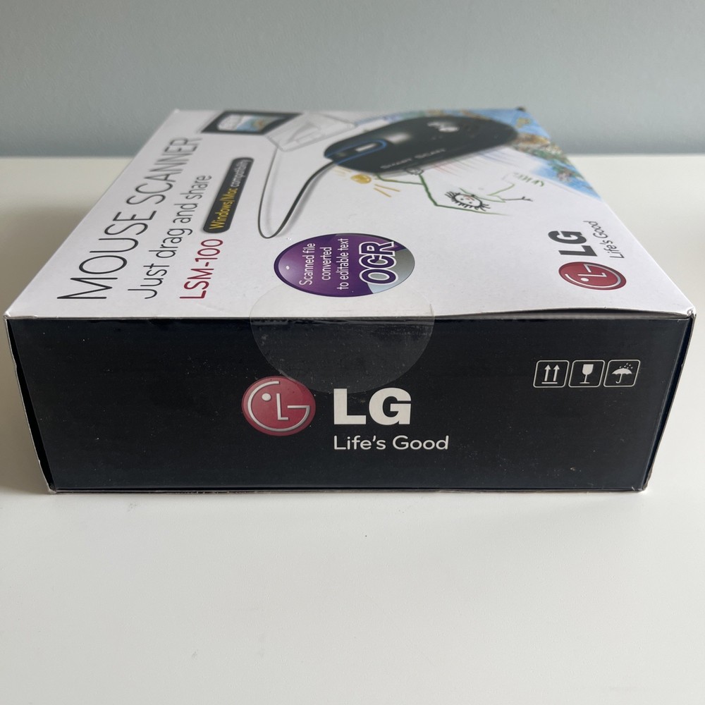 LSM-100 Mouse Scanner LG Smart Scan New Unopened Windows PC Mac Compatible