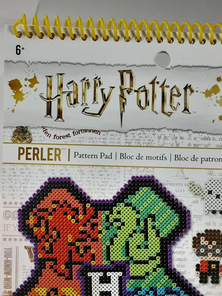 NEW Perler Harry Potter Pattern Pad 14 Sheets 53 Patterns