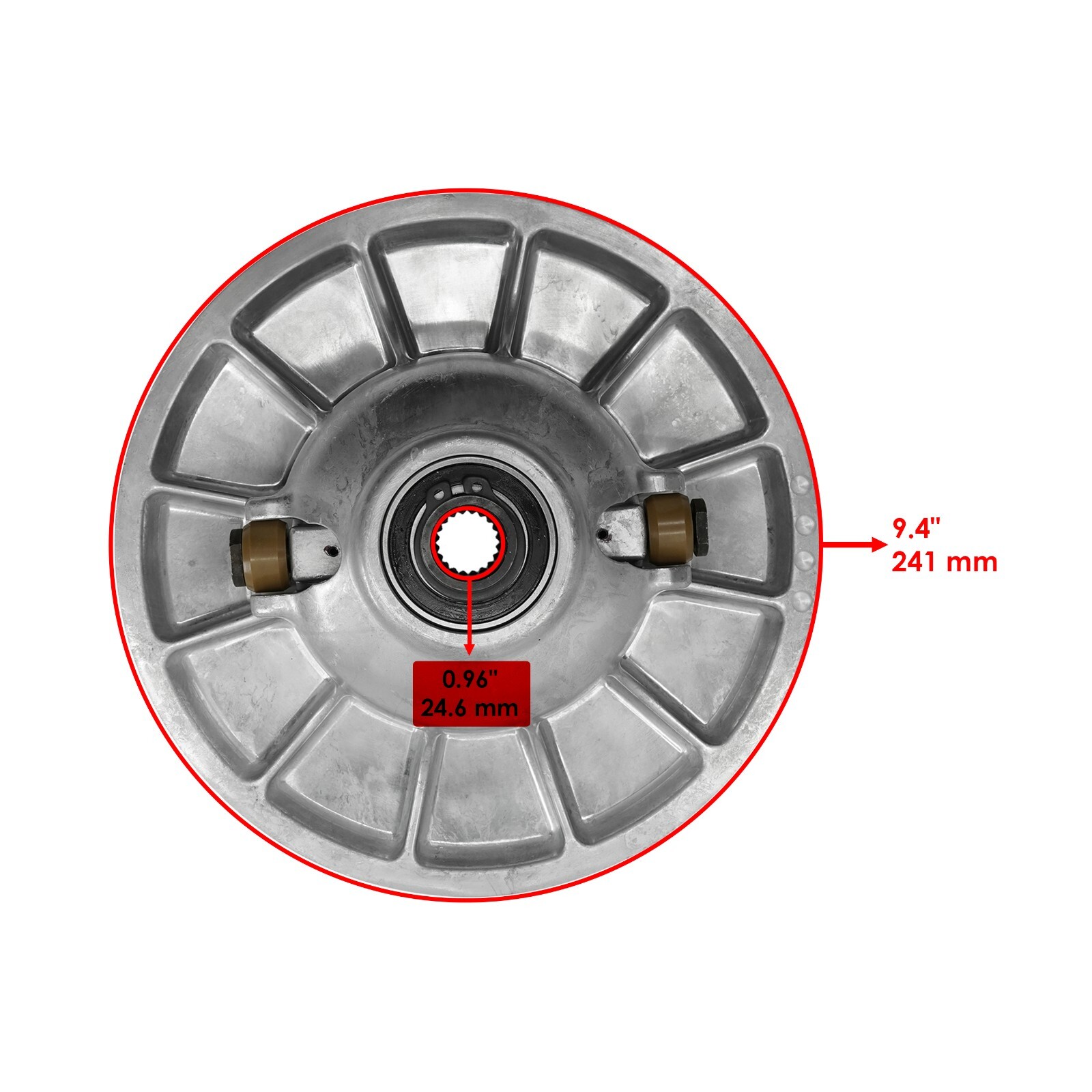 Primary And Secondary Drive Clutches W/Belt For Polaris RZR XP 900 2012-2013