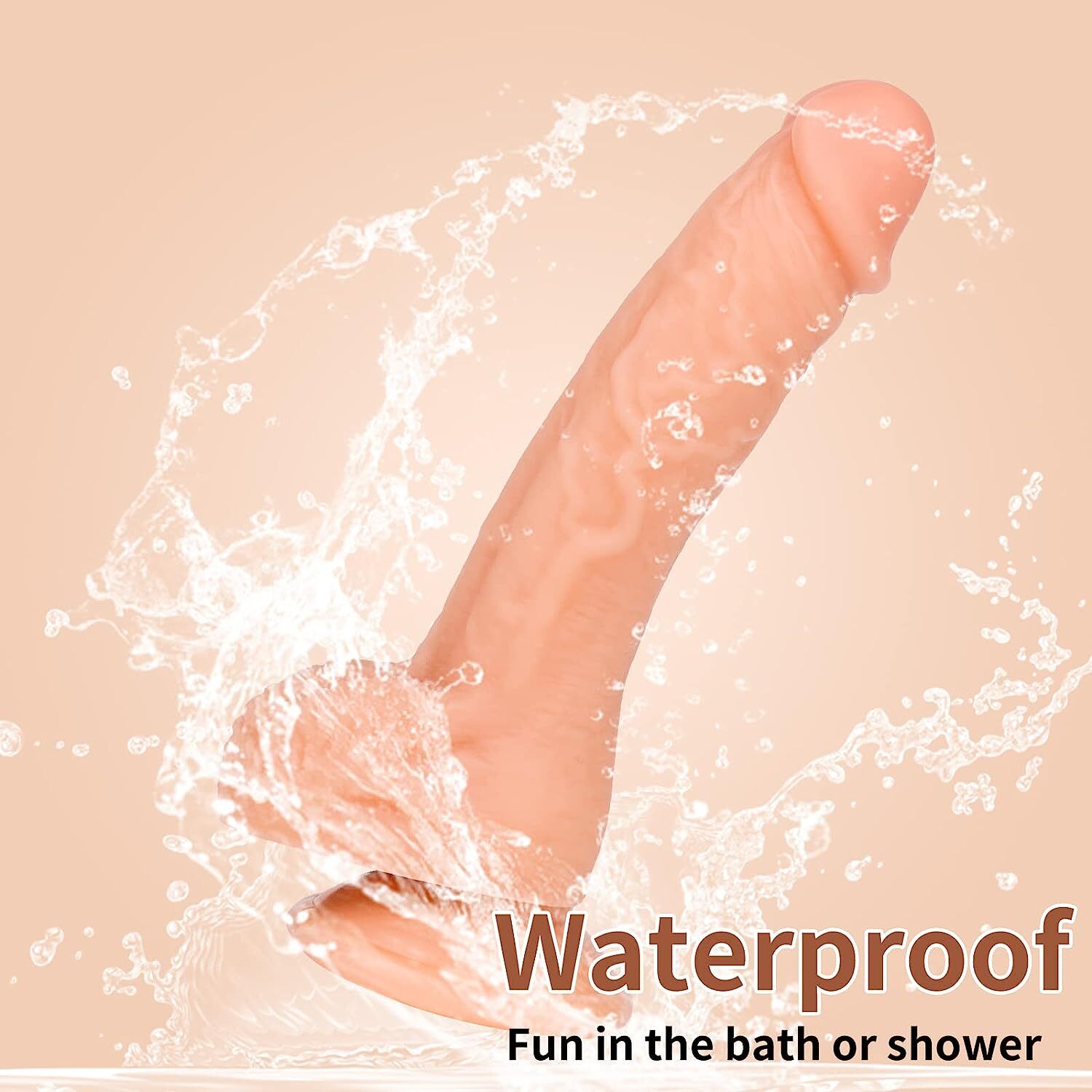 5.3" Dildo For Men Gay Anal Realistic Silicone Penis Suction Cup Women Sex Toy