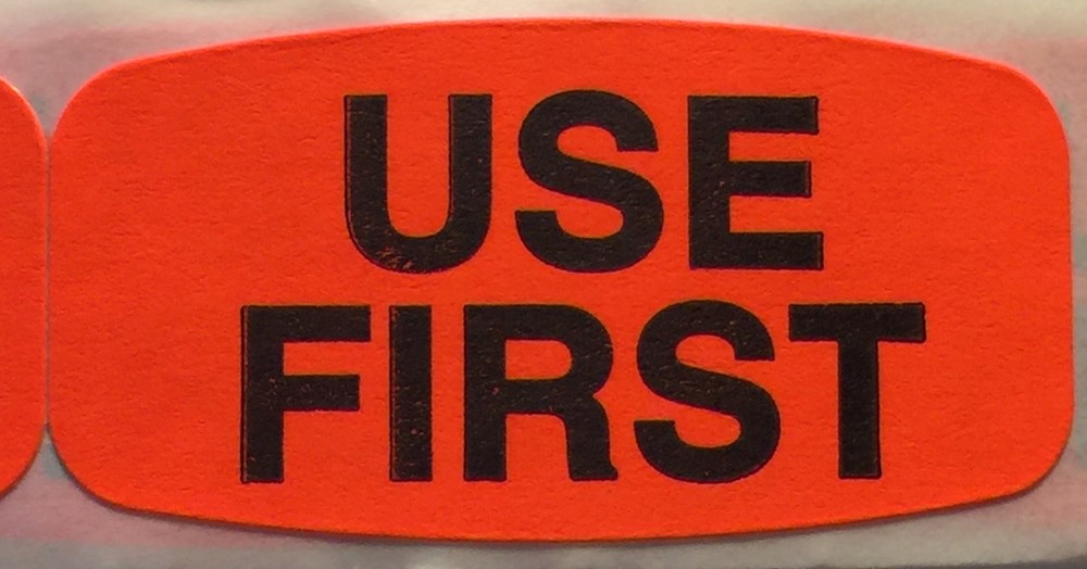 1000 each per roll USE FIRST Store MERCHANDISE LABELS STICKERS decals