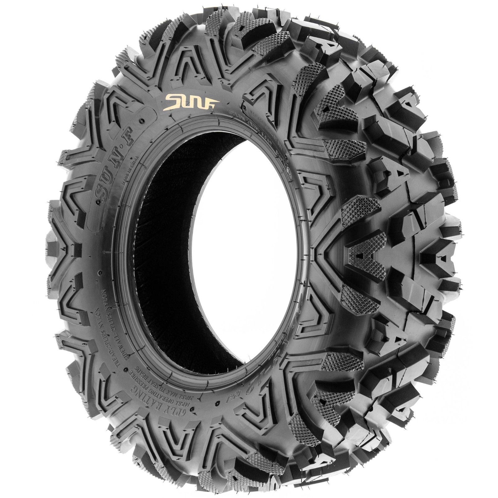 SunF 25x8-12 & 25x10-12 Replacement ATV UTV SxS 6 Ply Tires A033 - Bundle Set