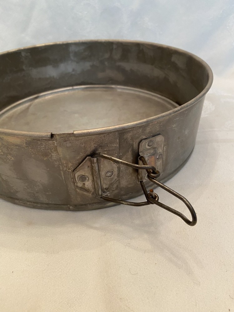 Vintage No Name Aluminum 10" SPRINGFORM Flat Insert 2 7/8" Deep