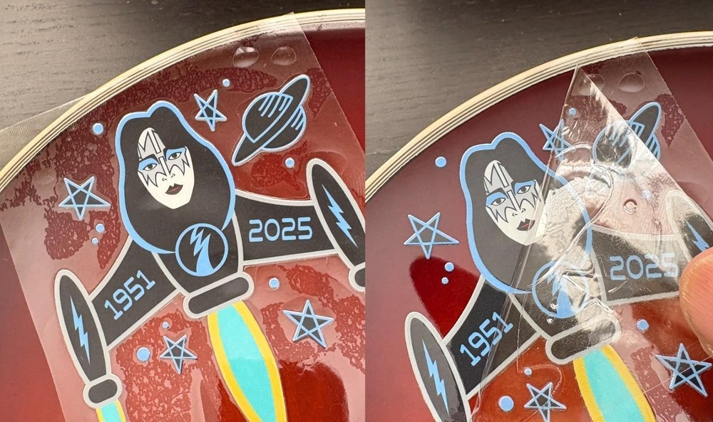Ace Frehley Spaceman Rocket Ride UV DTF Tribute Sticker
