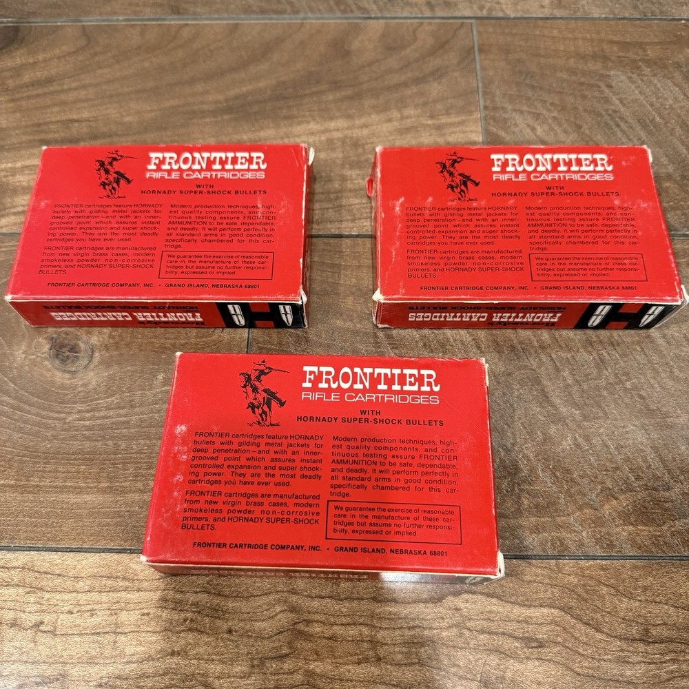 Vintage Frontier Cartridge Boxes – .30-06 Springfield (EMPTY)