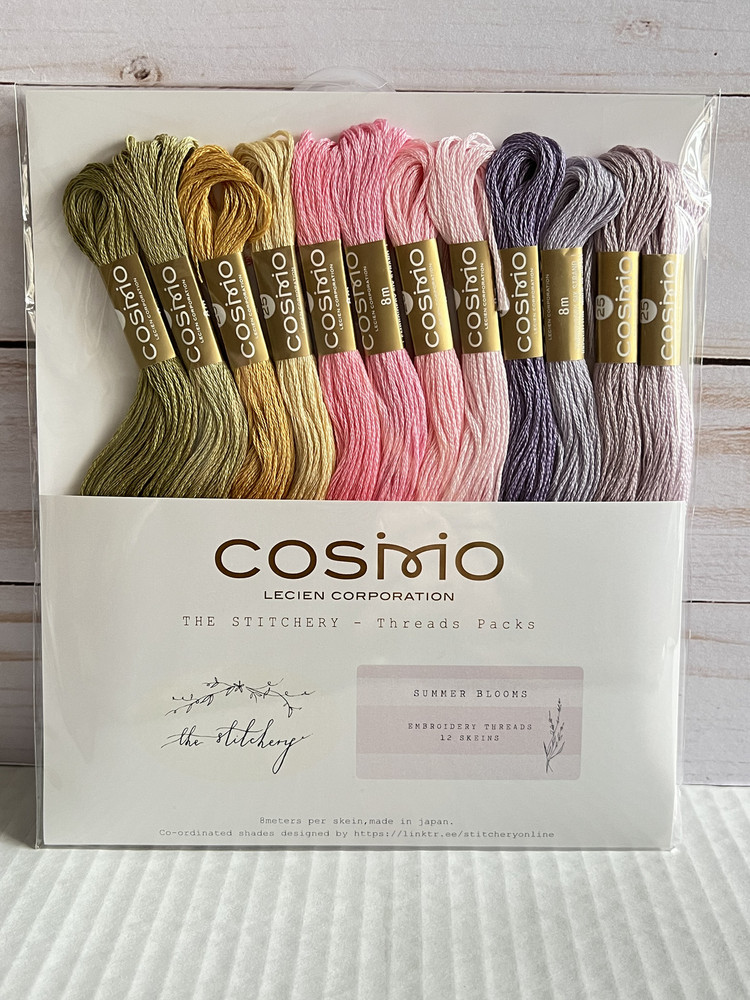 Cosmo embroidery floss pack (12 skein per pack)