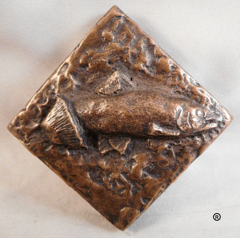 Bronze Brown Trout Decorative Dot