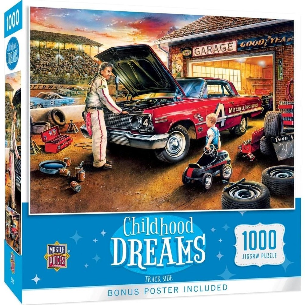 MasterPieces jigsaw puzzle;  Track Side by Dan Hatala;  1000 pcs
