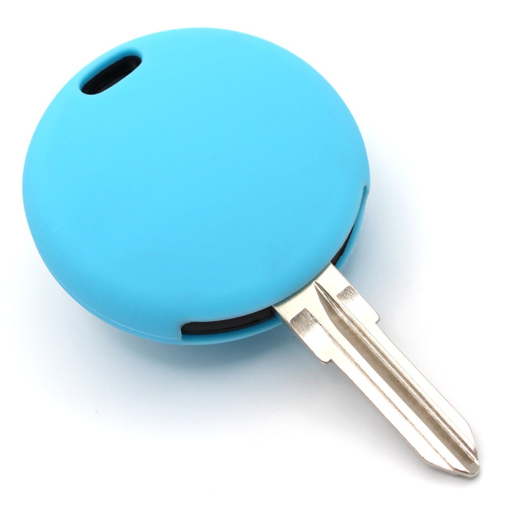 Key cover SD light blue silicone protective car key cover remote control