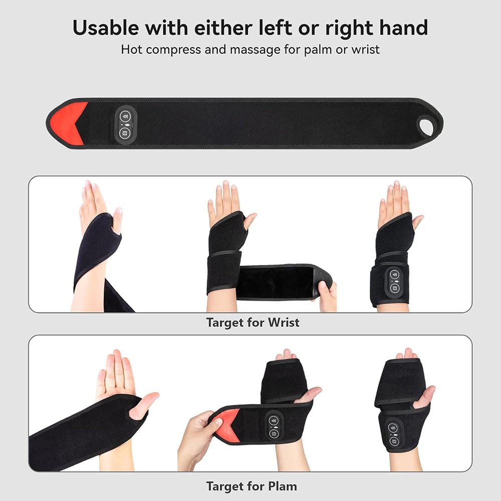 660nm&850nm Infrared Red Light Therapy Belt Wrap Pad For Wrist Joint Pain Relief