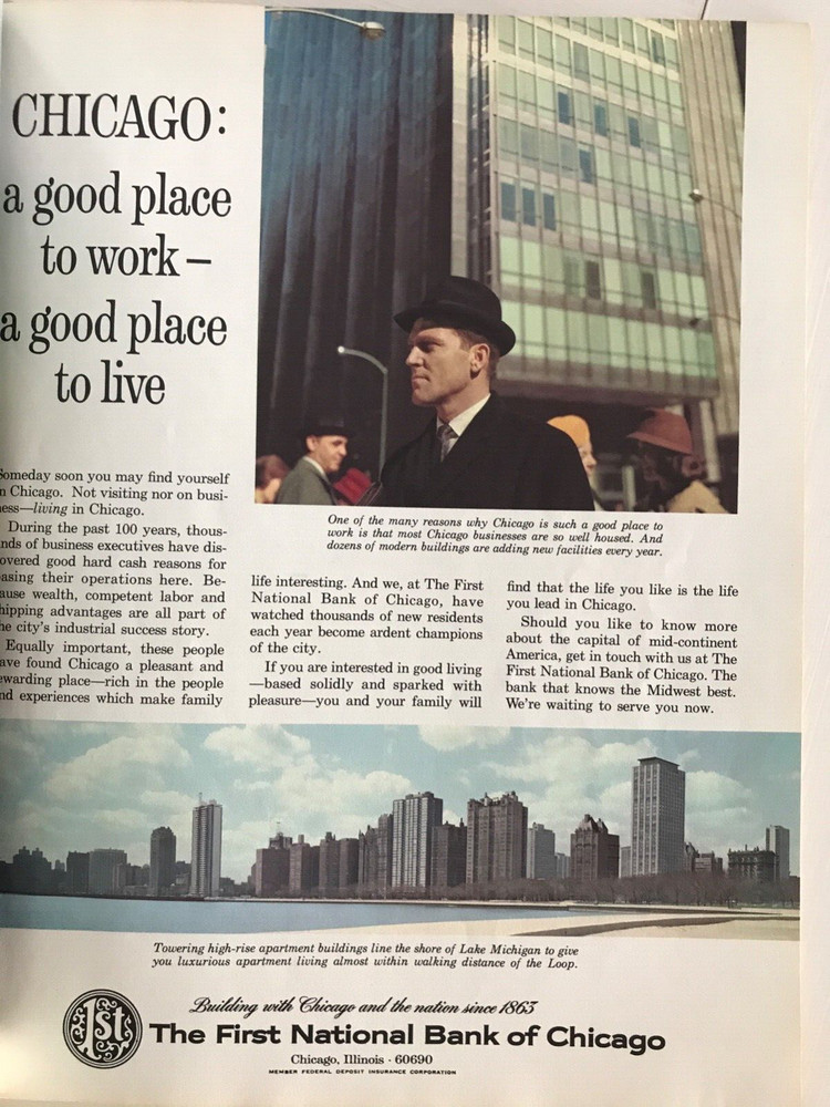 Chicago magazine premiere issue 1964.