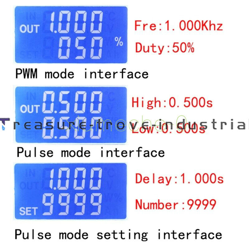 Dual Mode PWM Generator Pulse Generator Frequency Duty Cycle Adjustable Module M