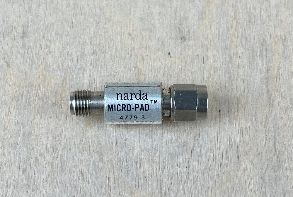 Narda Micro-Pad 4779-3 Fixed Attenuator 3dB DC - 18GHz 2W SMA RF