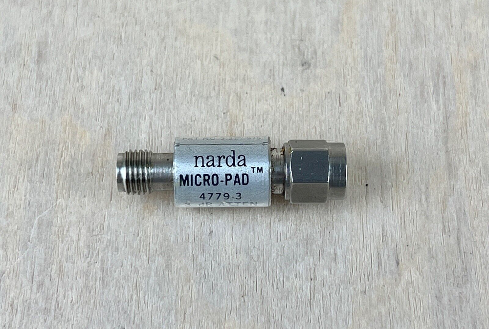 Narda Micro-Pad 4779-3 Fixed Attenuator 3dB DC - 18GHz 2W SMA RF