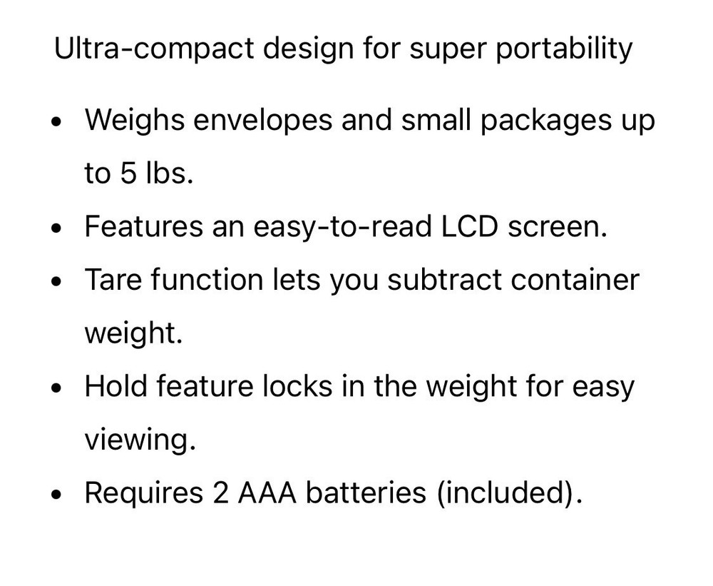 DYMO® M5 Digital Postal Scale 5 LBS
