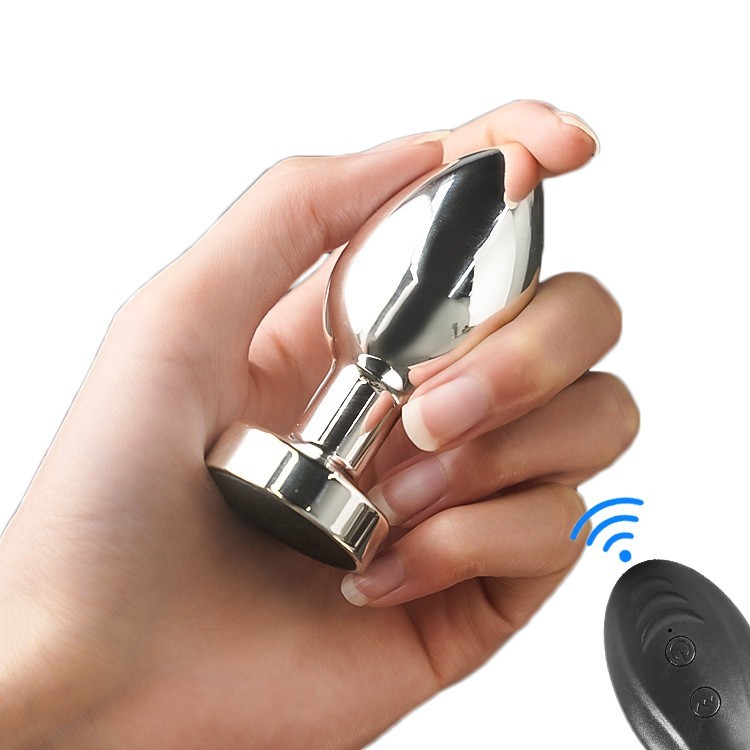 Remote Control Anal Plug Vibrator, 10 Modes Vibrating Butt Plug, Small Butt Plug