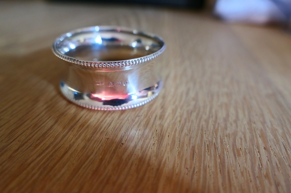1938 Silver Napkin ring