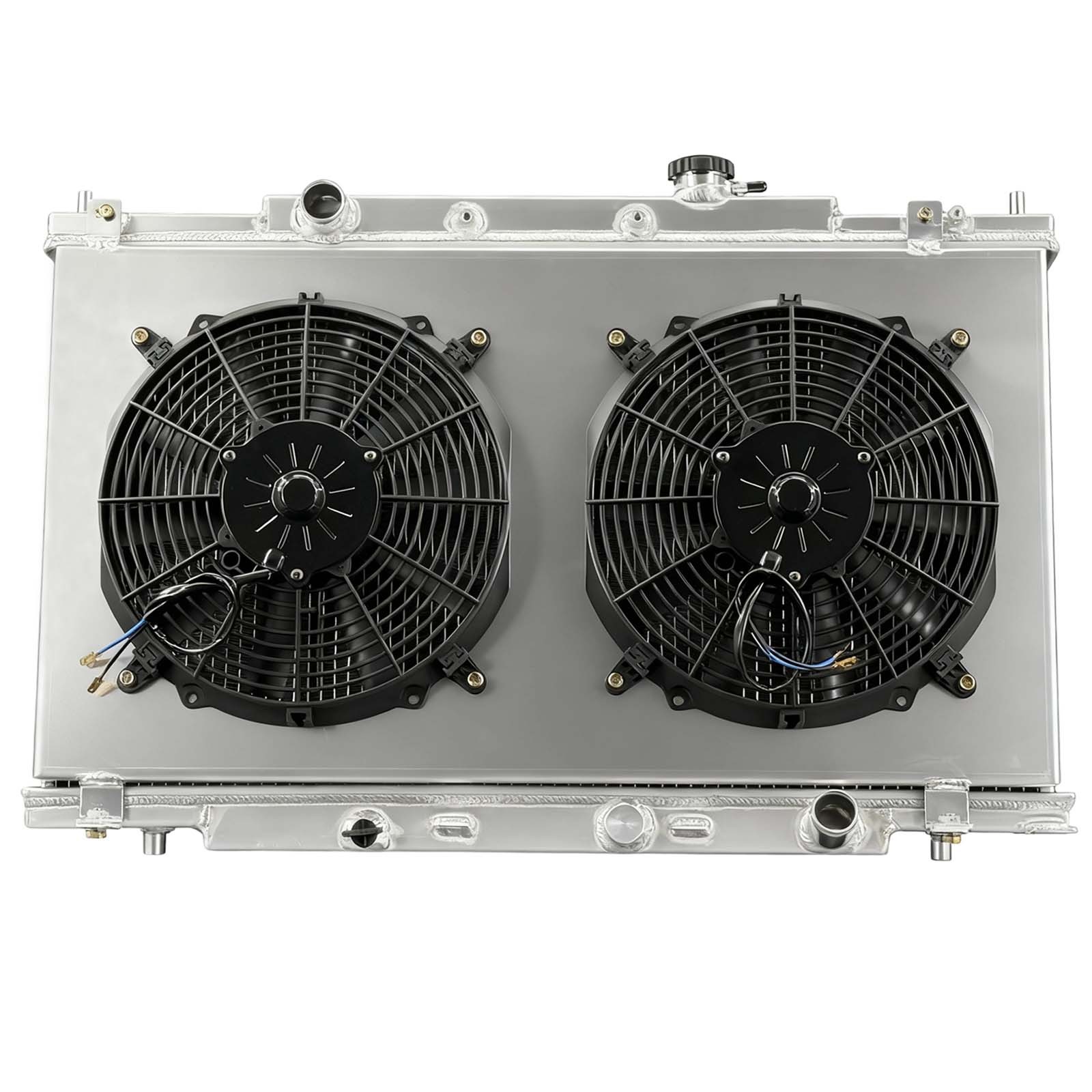 MT For Honda Element CR-V EX EX-L LX 2002-2006 Aluminum Radiator+Fan Shroud