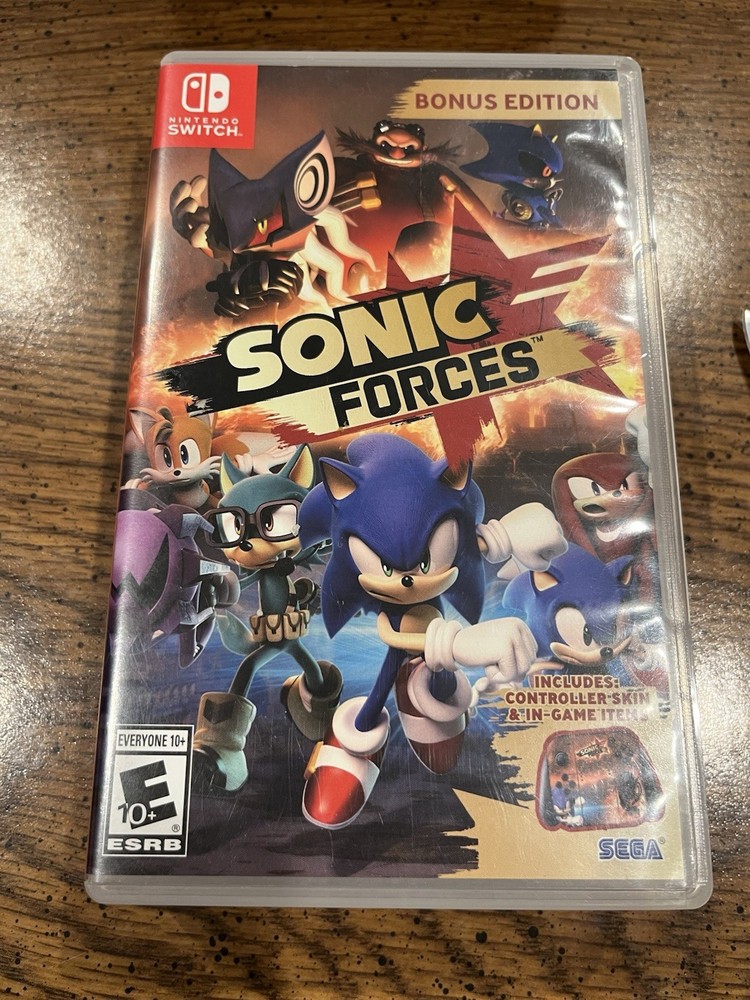 CASE ONLY — Sonic Forces Bonus Edition Nintendo Switch Replacement Original