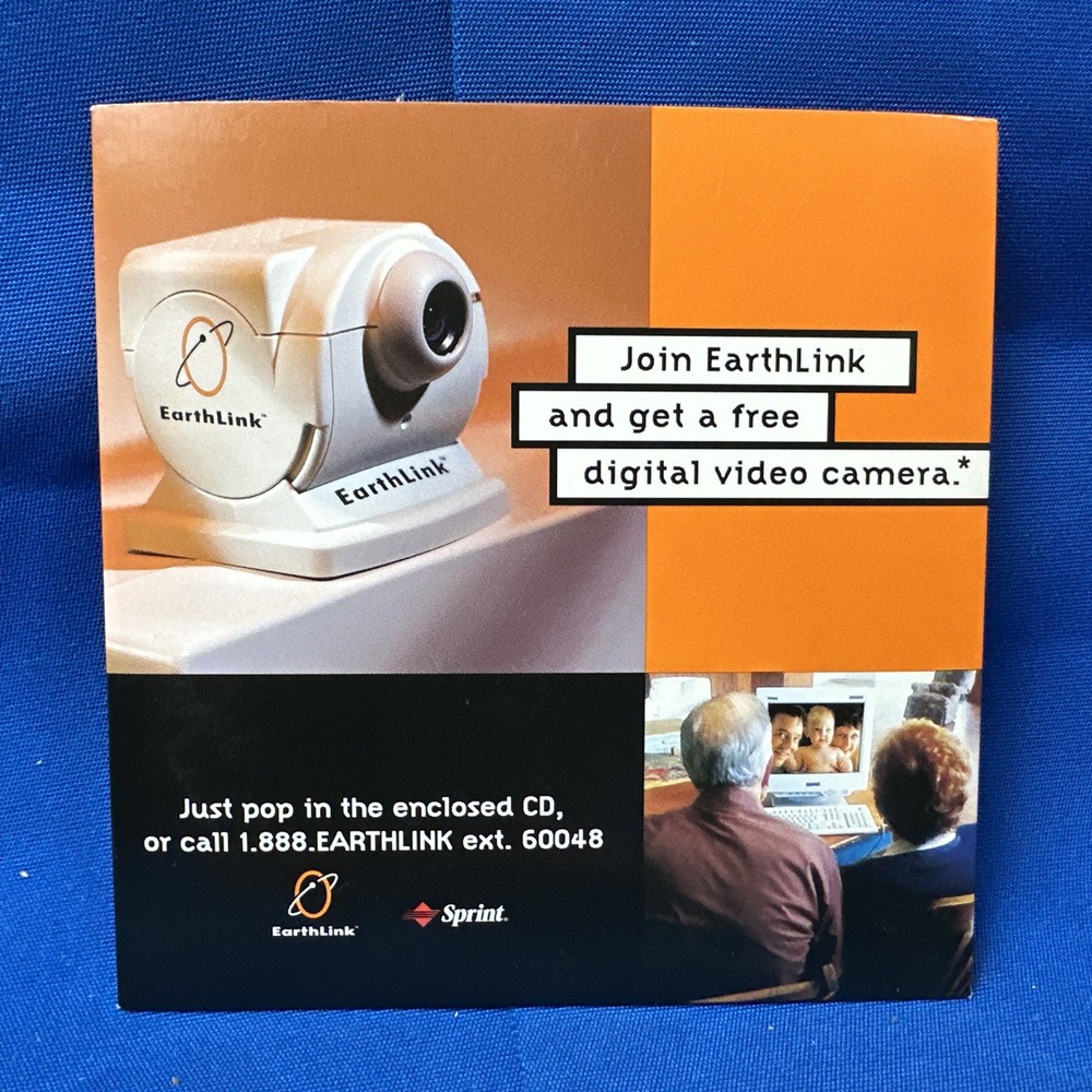(3) Vintage Earthlink Internet Service Install CD's Discs Software PC Window