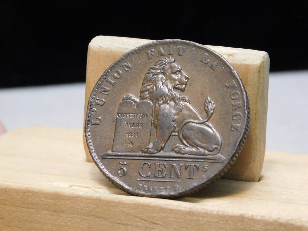 1834 Belgium 5 centimes