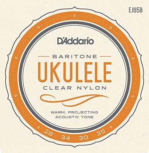 D'Addario EJ65B Pro-Arté Custom Extruded Nylon Ukulele Strings, Baritone