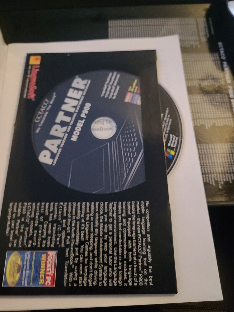 Partner ECTACO P900 Electronic Translator Language Teacher Dictionary Chinese