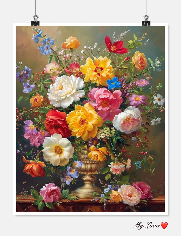 Nostalgic Blooms 1 DIY Chart Counted Cross Stitch Patterns Needlework DMC Color