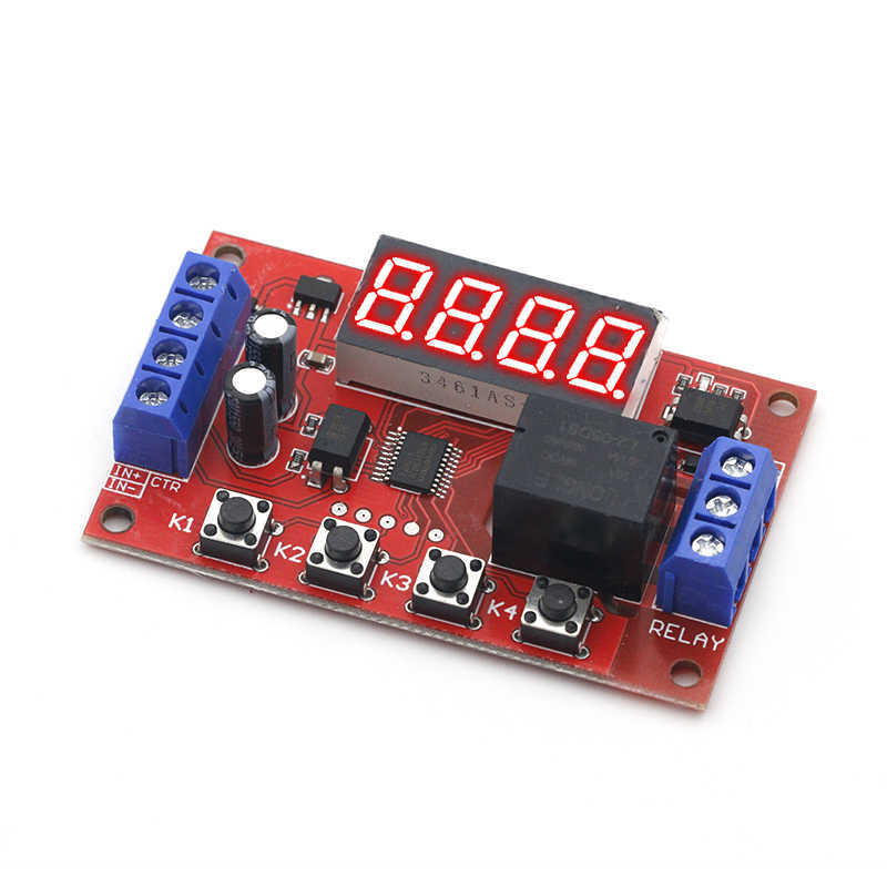 DC 12V 10A Adjustable Time Delay Relay Module LED Digital Timer Control Switch