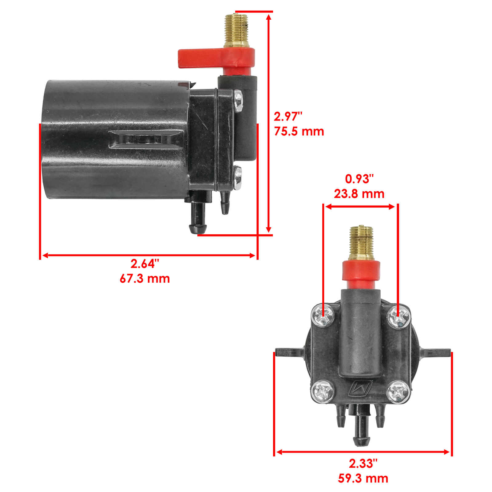 Fuel Primer Choke Solenoid for OMC Evinrude Johnson 5007355 0437231 0437234