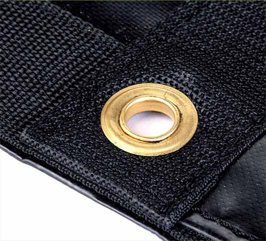 7' x 15' 18Oz Vinyl Asphalt Dump Truck Trailer Tarp Waterproof Double Pocket