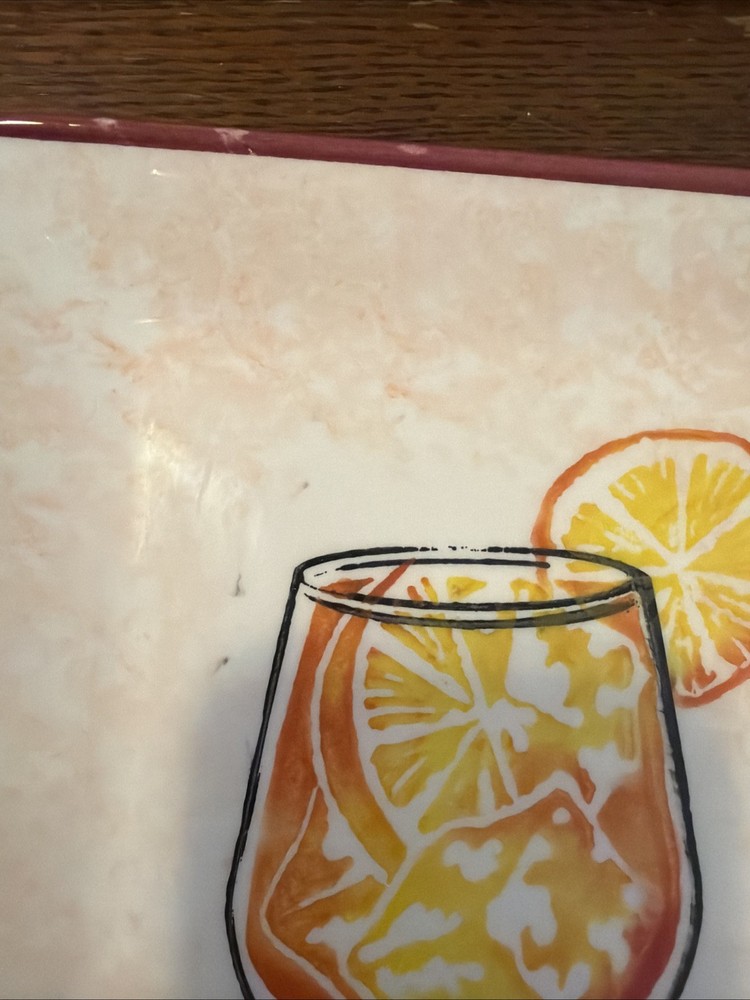 La Tavola Serving Tray Spritz Design