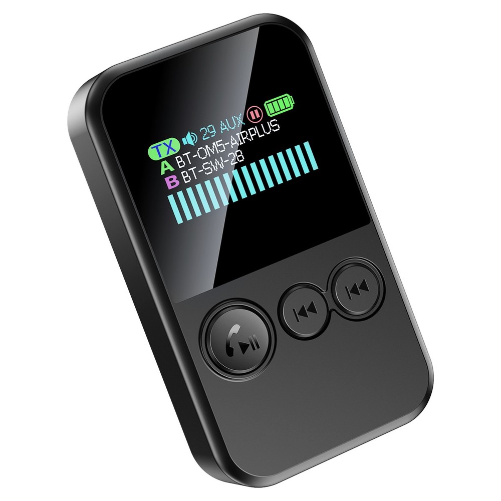 Bluetooth 5.4 Transmitter Receiver 2 IN 1 Wireless Audio 3.5mm Jack Aux Adapter