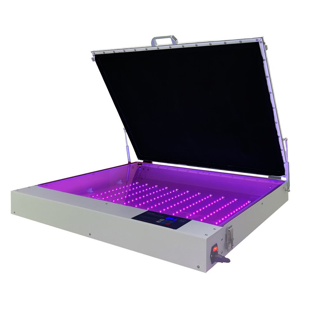 USA Tabletop Precise Vacuum LED UV Exposure Unit PLC Controlled Panel 120W