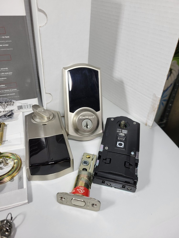 Kwikset Smart Code 915-Touchscreen Electronic Deadbolt w/Tustin Lever AS IS READ