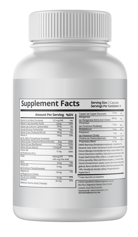 3 Bottles Neuronol Advanced Cognitive Formula 60 Capsules x 3