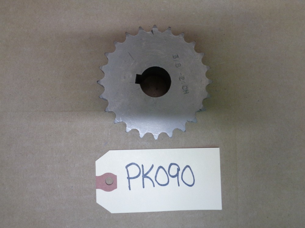 Double Roller Chain Sprocket Gear 3/8" Pitch 24CH 03840611  -  PK090