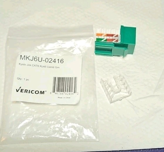 15 JACKS RJ45 Keystone Jack Cat6 Network Ethernet