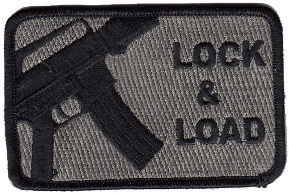 Lock & Load M16 Morale Patch - Various Colors